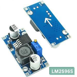 1PCS LM2596S-ADJ DC-DC 스텝 다운 전원 모듈 3A 조정 가능한 컨버터 레귤레이터 24V ~ 12V 5V 3V