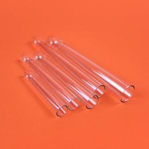 고온 내성 유리 시험관, 둥근 바닥 실험실 용품, 15mm x 18ml, 로트당 10 개