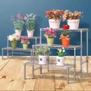[콩심팥심]화분받침대 화분대 다이선반 다육이진열대 식물정리대