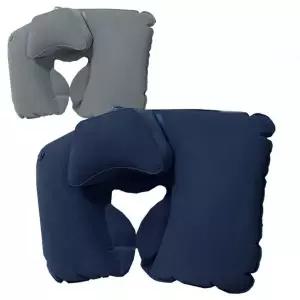 [콩심팥심]휴대용 이중에어풍선 캠핑 여행용목베개