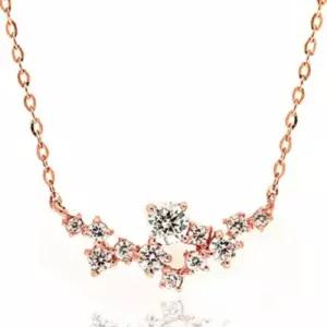 1부 랩 그로운 다이아몬드 다이아 목걸이 프로포즈 스텔라인