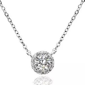 1부 랩 그로운 다이아몬드 다이아 목걸이 프로포즈 인비져블