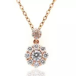 1부 랩 그로운 다이아몬드 다이아 목걸이 프로포즈 오로라