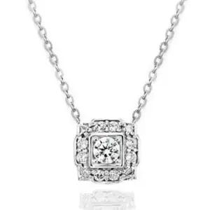 1부 랩 그로운 다이아몬드 다이아 목걸이 프로포즈 하이델