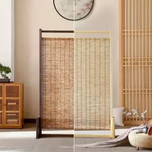 식당 파티션 대나무발 가벽 칸막이 전통 찻집 공간분리 인테리어 스크린