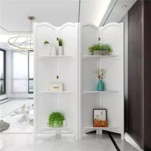 접이식 수납장 다기능 스크린 파티션 우드 가림막 인테리어 공간분리 선반겸용