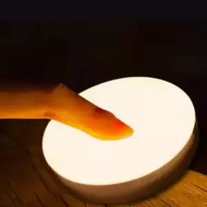 [데코] 미니 원터치 무드등 터치 충전식 LED 조명 수유등 간접조명 수면등