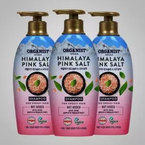 엘라스틴 오가니스트 히말라야 핑크솔트 스케일링 샴푸비건 500ml x 3개