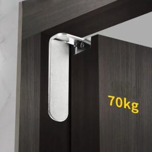 2개대 3D 조정 가능한 회전 아연 합금 숨겨진 세계 보이지 않는 문 경첩 부엌 홈 가구 하드웨어