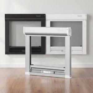 창문 롤방충망 300x300 소형 방충망틀 제작 자바라 셀프 자동