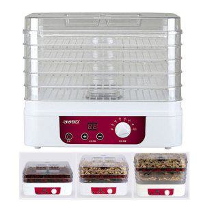리빙센스 5단 투명 트레이 식품건조기 과열방지 72시간 타이머 생선 과일 간식
