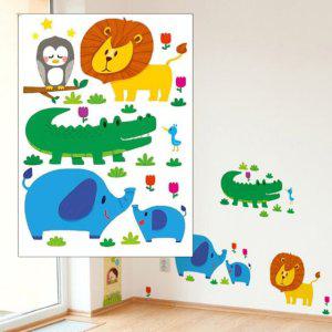 아이방 벽지 스티커 동물원 1P 시트지 키즈룸 포인트 유치원 어린이집