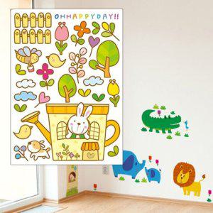 아이방 벽지 스티커 토끼정원 1P 시트지 키즈룸 포인트 유치원 어린이집