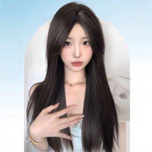 SD-251140 시스루뱅 긴생머리 원터치 슈켄 사이드뱅 가발