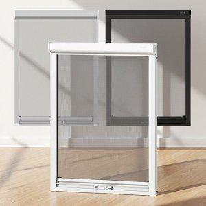 창문 롤방충망 500x700 자동 원터치 방충망틀 주문제작 자바라