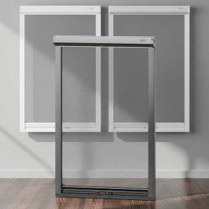 창문 롤방충망 500x800 자바라 사무실 방충망틀교체 셀프시공