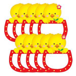 동물 어린이 이름표 병아리 10개입 1P 어린이집 가방 유치원 네임택 소지품