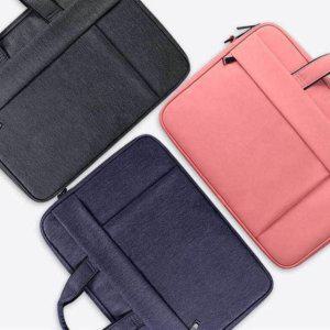 스트랩 포켓 서류 가방 크로스형 맥북 노트북 파우치