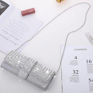 파티백 핸드백 디너 글리터 스팽글 비즈 클러치 드레스백