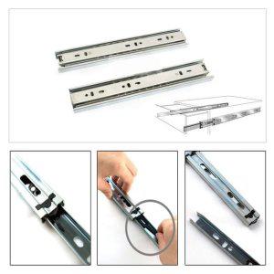 서랍장 싱크대 슬라이딩 부속 3단 볼레일 선택550mm