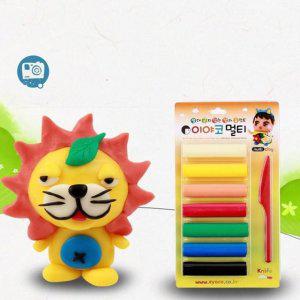 초등 학생 어린이 놀이 점토 미술 교재 칼라 유토 7색