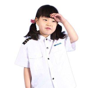 어린이 유아 역할 놀이 조종사 파일럿 의상 상의