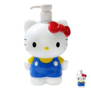 자동디스펜서 세제 세제통 샴푸통 욕실 산리오 헬로키티 입체 핸드워시 디스펜서 500ml