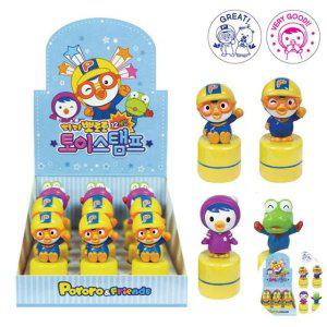 날짜스탬프 일부인 회사직인 결재도장 주소 네임 문구 뽀로로 토이 스탬프 12개입 1박스