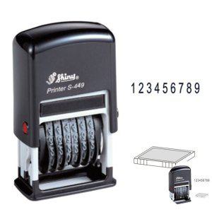 날짜스탬프 일부인 회사직인 결재도장 주소 네임 자동스탬프 일부인 S449 무지 잉크 별매