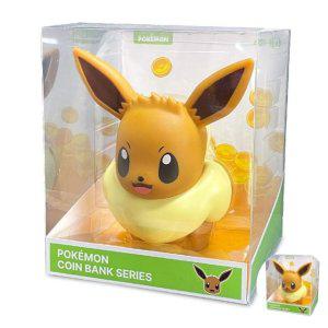 돼지저금통 미니 투명 동전 지폐 철제 비밀 어린이 저금통 포켓몬 빅사이즈 캐릭터 이브이