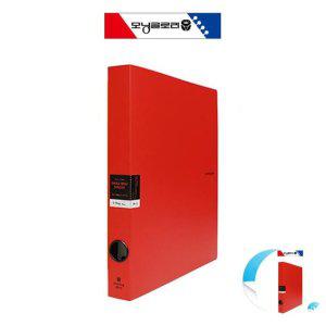 사무용바인더 파일 리필 학생 다이어리 링 정리 노트 투칼라 3공 D링 바인더 19mm 레드