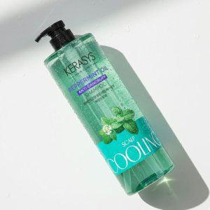 페퍼민트 오일을 담아 두피쿨링 진정케어 샴푸 1000ml