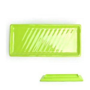 업소용 멜라민 스시사라접시 (대)(연두색)