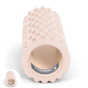종아리폼롤러 요가 헬스  폼롤러 마사지바디롤러 33cm 아이보리 크림 스트레칭 필라테스