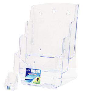 데스크테리어 책상 미니서랍 문구정리 POP 테이블 스탠드 브로슈어 카달로그 3단 꽂이 A5