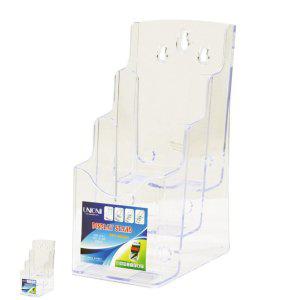 데스크테리어 책상 미니서랍 문구정리 POP 테이블 스탠드 브로슈어 카달로그 3단 꽂이 A6