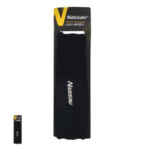 손목아대 손가락보호대 의료용보호대 밴드 테니스 반깁스 헬스스트랩 헤어밴드 1개입 블랙