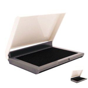 날짜스탬프 일부인 회사직인 결재도장 원형 사각 주소 확인도장불변 패드70X110mm 먹색