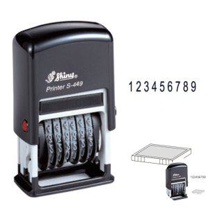 날짜스탬프 일부인 회사직인 결재도장 주소 네임 자동스탬프 일부인 S449 무지 잉크 별매