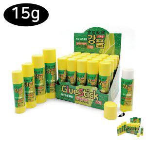 강력접착제 목공 글루건 공예용 다용도  강풀 15g 20개입 1박스 찰옥수수 강력파워접착