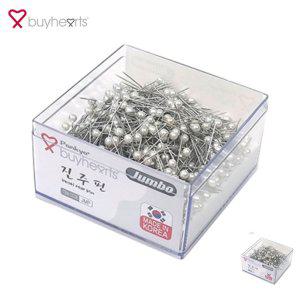 문서클립 종이 더블 철집게 고정 사무용 압정 진주핀 메모핀 셀프제본  진주핀 점보