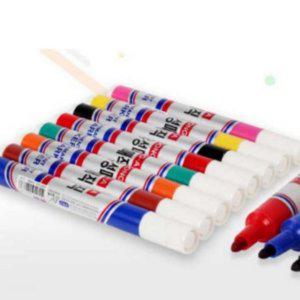12색 슬립형 동아 유성매직 둥근촉 컬러링 마카펜