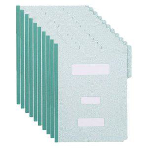 컬러 정부 청천 파일 A4 녹색 10개입 1P 문서 서류 보관 서류철 화일