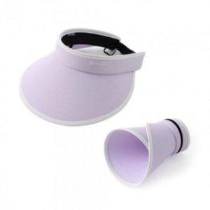 썬캡 챙모자 차단모자 버킷햇 쿨아이스 돌돌이 퍼플 자외선