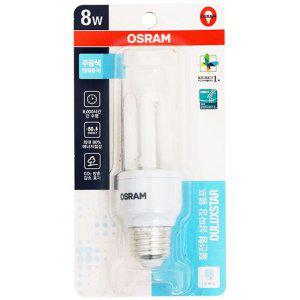 오스람 절전형 삼파장램프_8W(주광색)