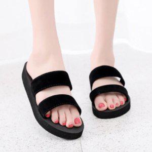 가을 단화 여성블로퍼 캐쥬얼화 슬리퍼힐 구두슬리퍼