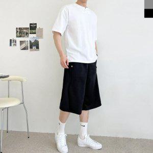 바캉스 면반바지 트레이닝팬츠 여름 면 7부 5부 휴가