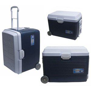 바퀴 아이스박스 60리터 대용량 휴대용 캠핑낚시 보관용품