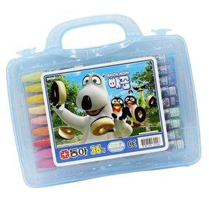 동아 크레파스 빼꼼 36색 1P 유치원 크레용 미술놀이