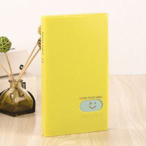 BenF Case 포카바인더 콜렉트북 120포켓 옐로우 포토카드 바인더 투톤 스마일 대용량